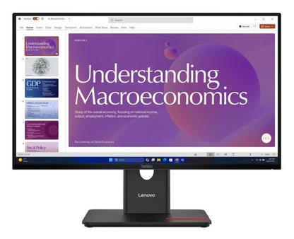 LENOVO ThinkVision T24D-40 23.8'/24' 120Hz FHD IPS Monitor USB-C Dock 100W DP Height Adjust Tilt...