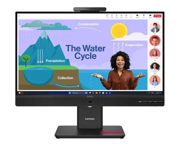 LENOVO ThinkVision T24D-4V 23.8'/24' FHD IPS Monitor 1920x1080 16:9 Height Adjustable Tilt Swivel...