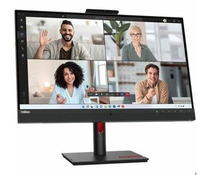 LENOVO ThinkVision T27hv-30 27' QHD Monitor IPS 2560x1440 16:9 Height Adjustable Tilt Swivel Pivot Webcam MIC Speaker DP HDMI USB-C LAN DP 4xUSB3 Hub