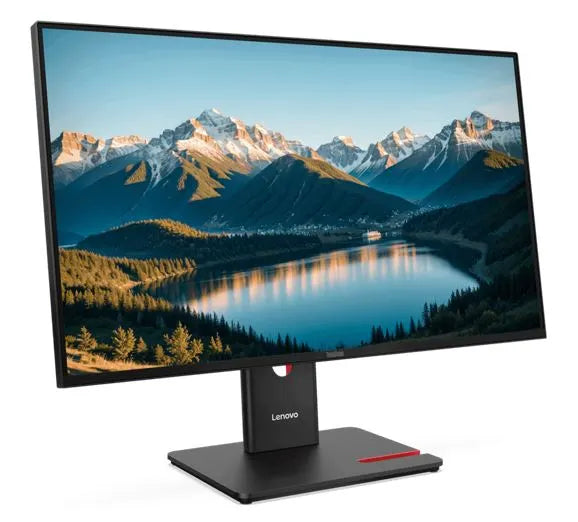 LENOVO ThinkVision T27Q-40 27' QHD Monitor IPS 2560x1440 16:9 Height Adjustable Tilt Swivel pivot... - Image 2