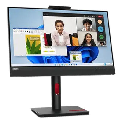 LENOVO ThinkCentre Tiny-in-One 27' 60Hz QHD Monitor 2560x1440 16:9 14ms Height Adjust Tilt Swivel Pivot HDMI DP USB3.1 Webcam Mic VESA Black 3YR