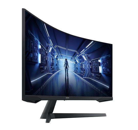 Samsung 34' Odyssey G55T WQHD Curved 3440x1440 21:9 1000R 165Hz 1ms 250 cd/㎡ FreeSync VA DP HDMI... - Image 2