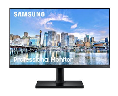 Samsung 27' T45F FHD 75Hz FreeSync IPS Monitor 1920x1080 16:9 5ms Height Adjust Tilt Swivel Pivot DP 2xHDMI 2xUSB Hub VESA Game Mode Flicker Free