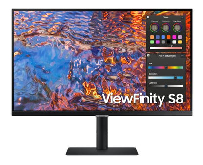 Samsung 27' S8 4K FHD Monitor 60Hz IPS Flat 3840x2160 16:9 5ms 350 nits 1xDP1.4 1xHDMI2.0 LAN 1xU...