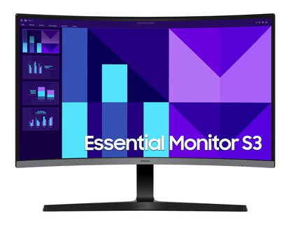 Samsung 27' S39GD FHD 1800R Curved Monitor 1920X1080 16:9 VA 100Hz 4ms 250cd/m2 D-Sub HDMI Tilt V...