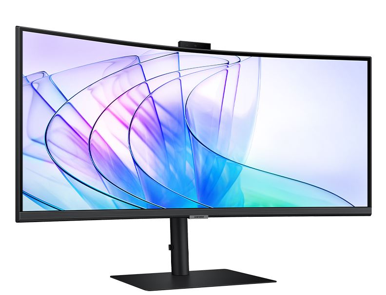 Samsung 34' ViewFinity S65VC UWQHD Ultra 3440x1440 1000R 5ms VA Curved DP HDMI Headphone USB-C LAN HAS Tilt Swivel Business IR Camera Monitor