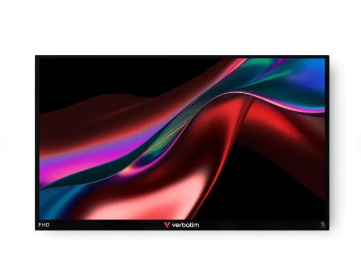 Verbatim 15.6' IPS USB-C Touch Full HD 1920 x 1080, 10 Point Touch, - Tilt, Speaker, Earphone, VE...