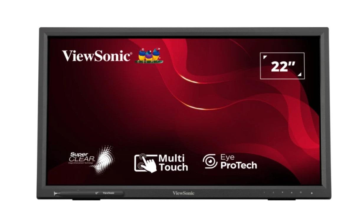 ViewSonic TD2223-2 22' IR Touch Monitor,  Intuitive 10-point touchscreen, Finger, stylus, and glo...