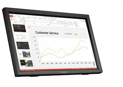 ViewSonic 24' TD2423 IR 10 Point Touch Advanced Ergonomics, Magnetic Pen Holder, 40 degrees Tilt,... - Image 2