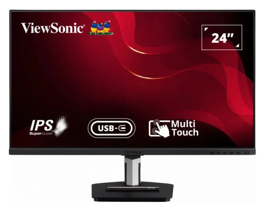ViewSonic 24' TD2455 In-Cell 10 Point Touch Monitor with USB Type-C Input and Advanced Ergonomics...