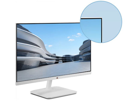 ViewSonic 24' Office Ultra Thin SuperClear IPS, 4ms 100hz, FHD, HDMI, VGA, 3.5 Audio, Multi-View, Eye Care, VESA 75m, Slim, 2432-H-W White Monitor (LS