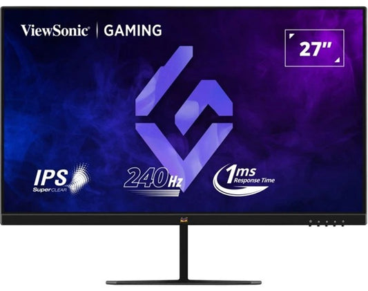 ViewSonic 27' Full HD 100Hz SuperClear IPS Panel with DisplayPort HDMI and VGA Speakers 2W VESA m...
