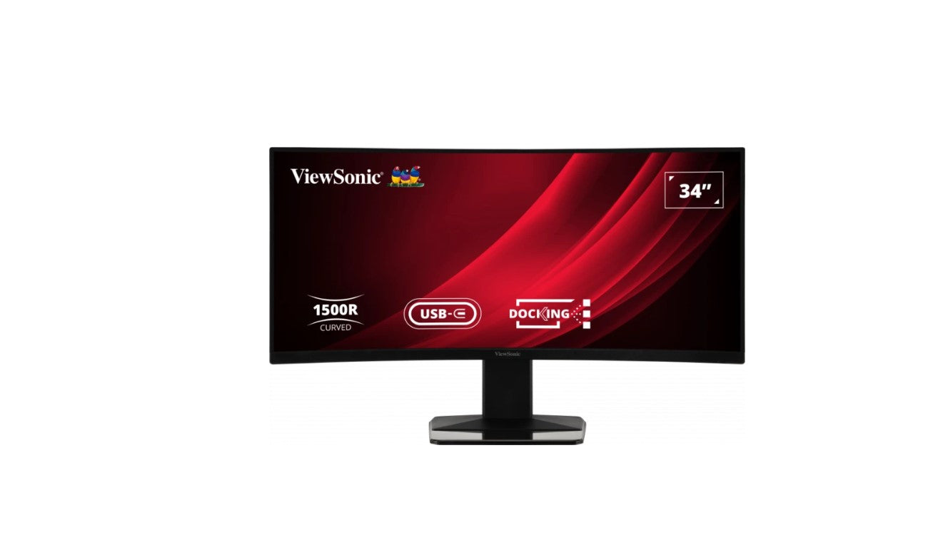 ViewSonic 34' Curved 3440x1440 120hz Business Education USB-C Dock, 65w Charger, RJ45, FreeSync,...