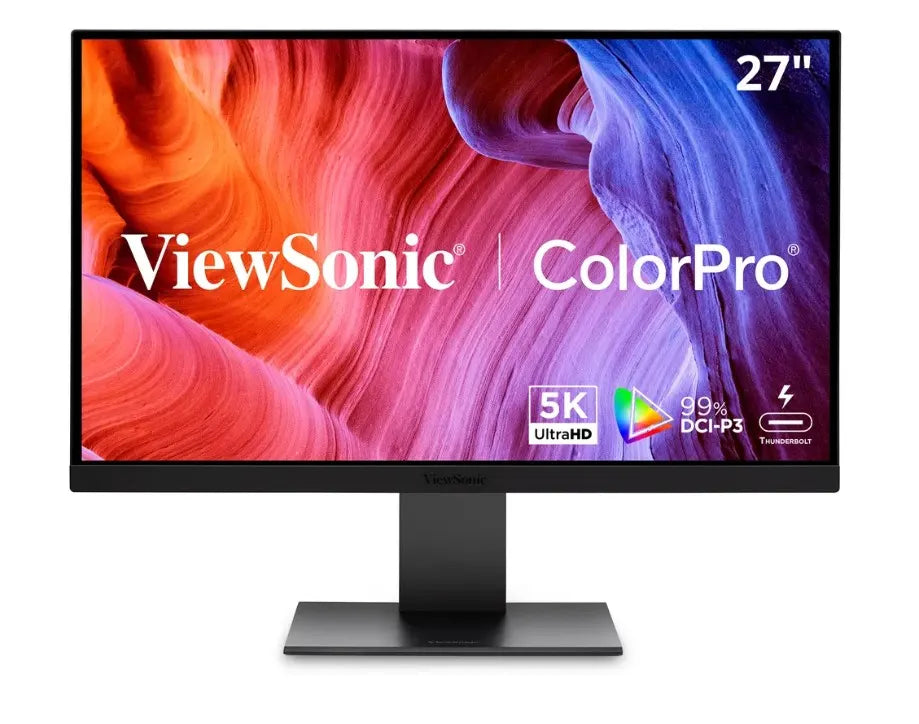 ViewSonic VP2788-5K - 27' ColorPro 5K 218PPI Mac / PC Monitor, 100W Thunderbolt 4, USB C, 99% DCI...