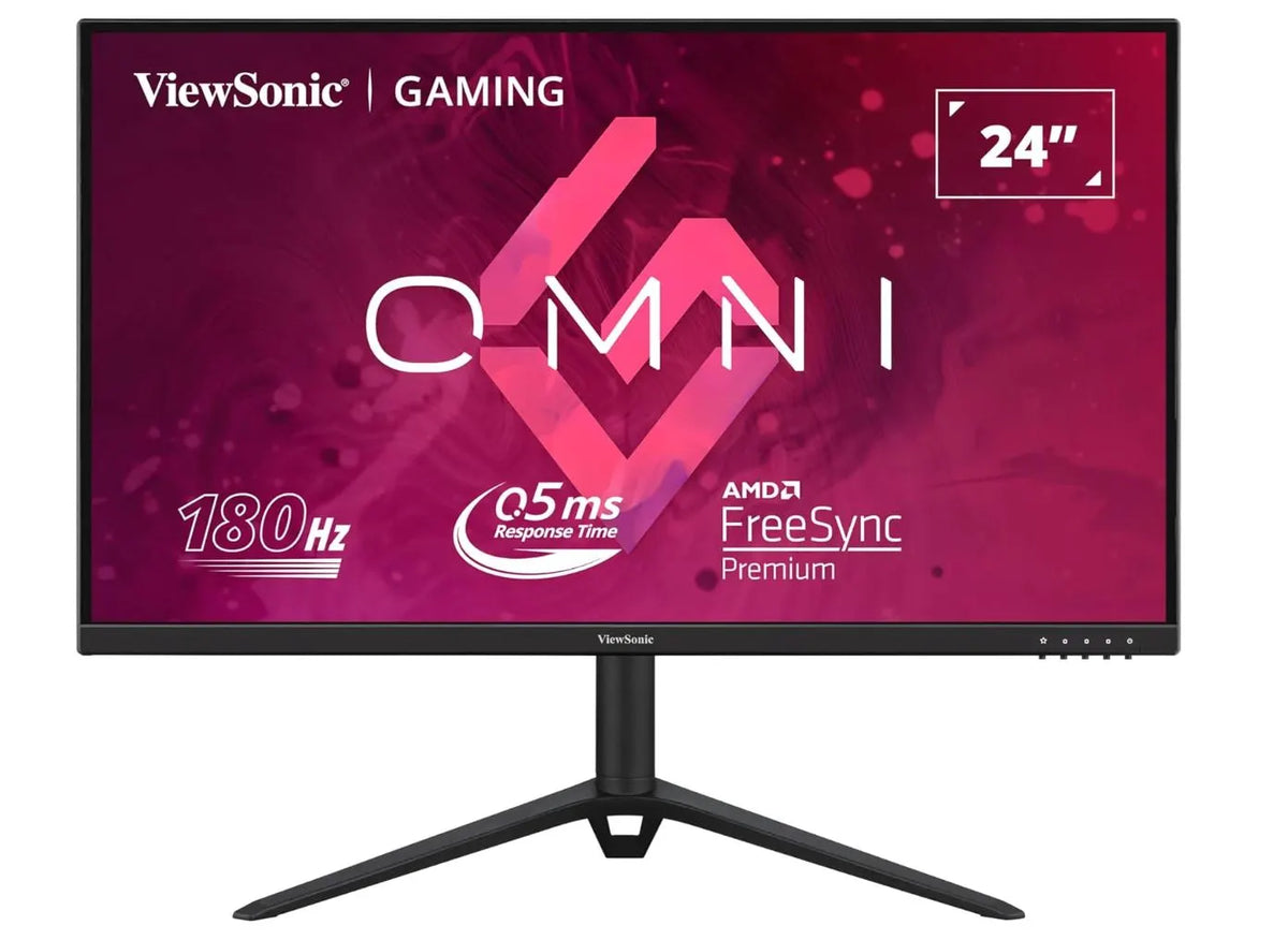 ViewSonic 24' FHD IPS Gaming, 180Hz, 0.5ms MPRT, HDR10, FreeSync Premium, AdaptiveSync, ClearMR,...