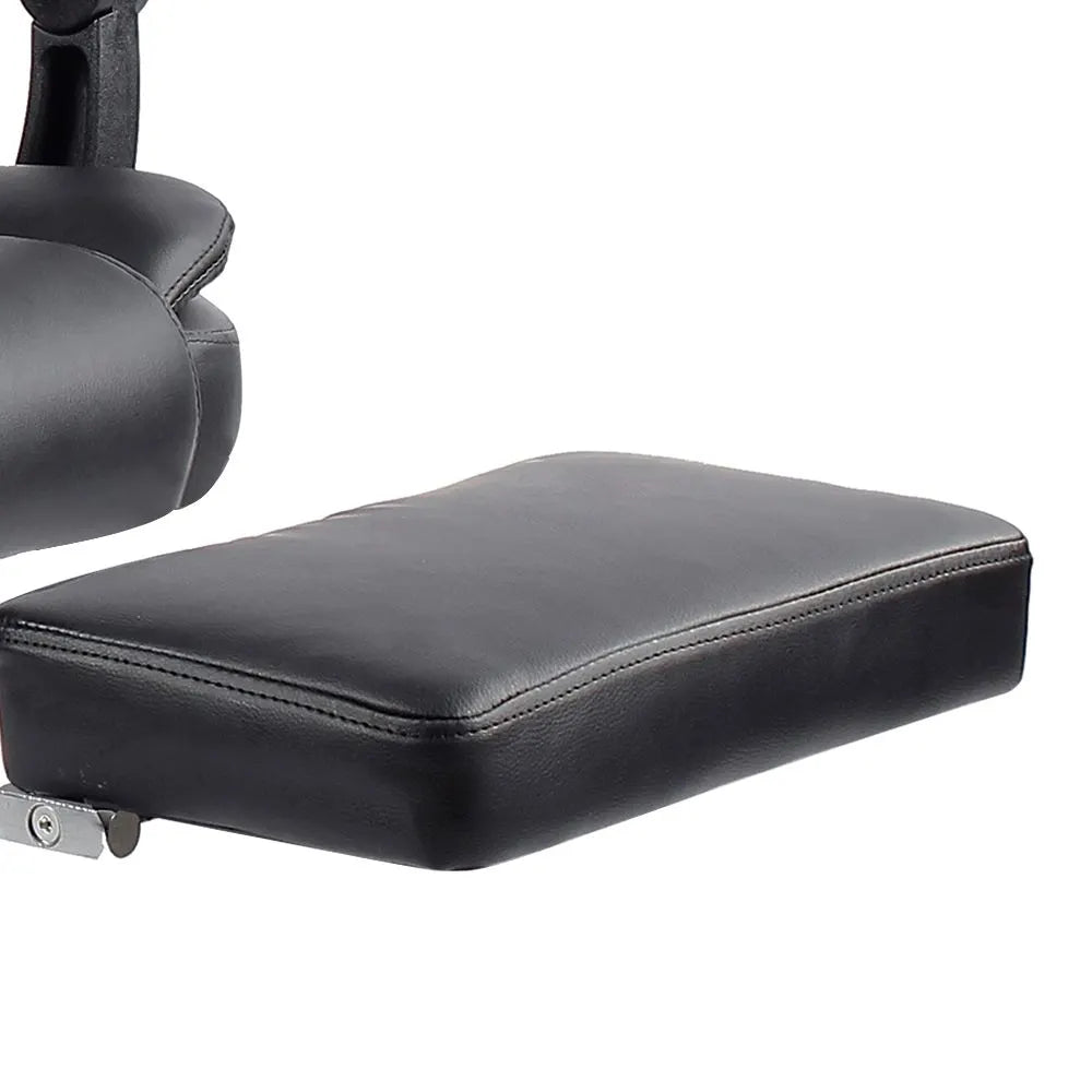 Artiss 8 Point Massage Office Chair PU Leather Footrest Black - Image 7