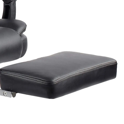 Artiss 8 Point Massage Office Chair PU Leather Footrest Black - Image 7
