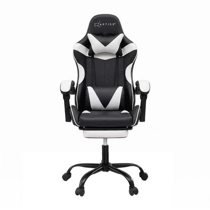 Artiss Ergonomic Gaming Office Chair with 2 Point Message Black - Image 3