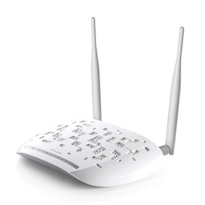 TP-Link TD-W9970 N300 Wireless VDSL ADSL Modem Router 300Mpbs @ 2.4GHz 4x100Mbps LAN 1xRJ11 2xAntenna