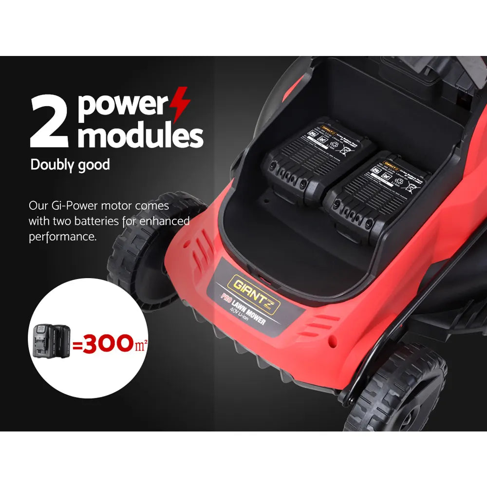 Giantz Lawn Mower Cordless 40V Battery Electric Lawnmower 34cm Width - Image 5