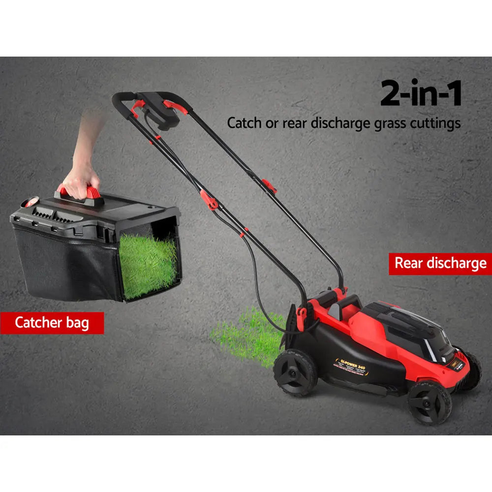 Giantz Lawn Mower Cordless 40V Battery Electric Lawnmower 34cm Width - Image 6