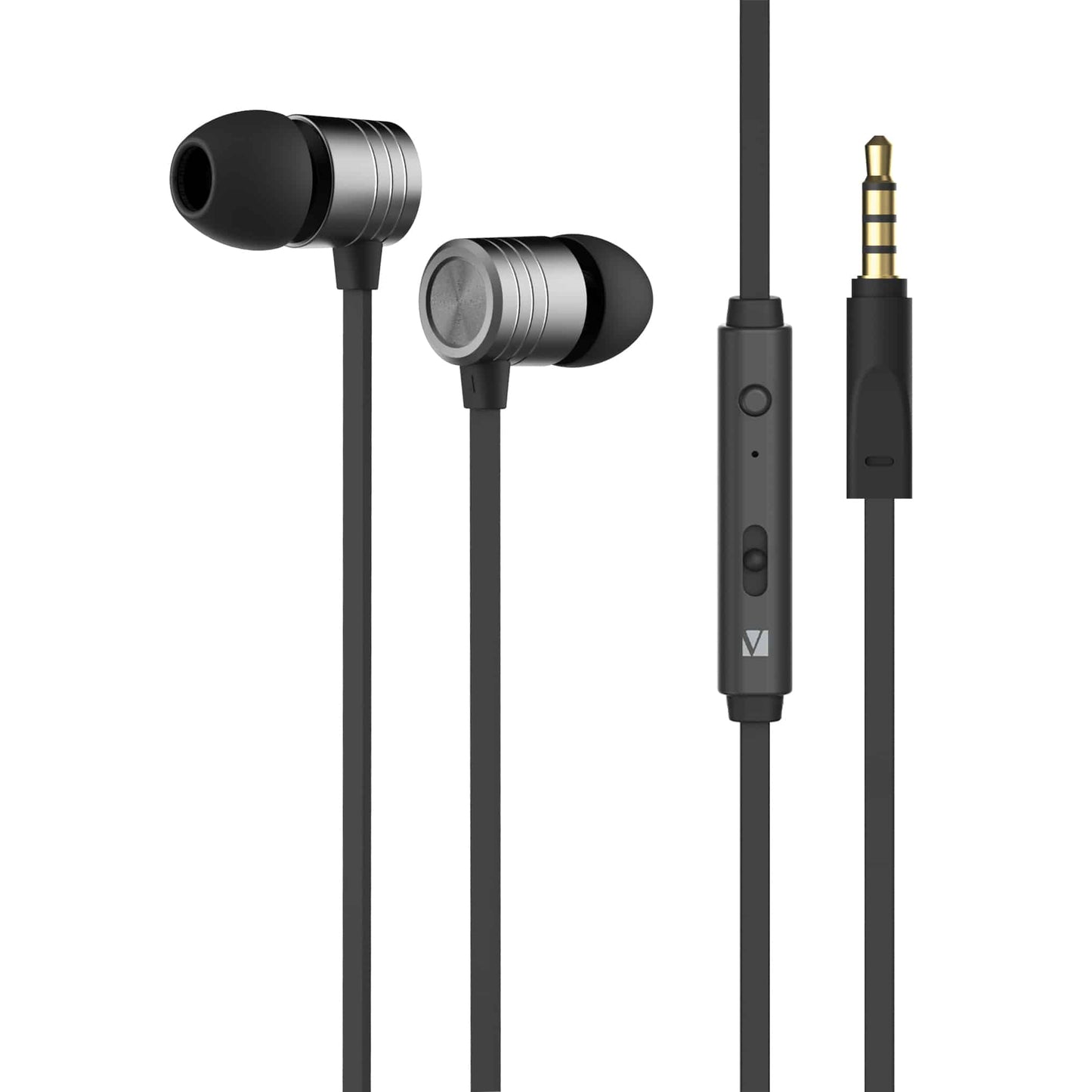 Verbatim In-Ear Earphones with Mic  Volume Control - Space Grey 3.5mm Audio - Speakers, Headsets... - Image 2