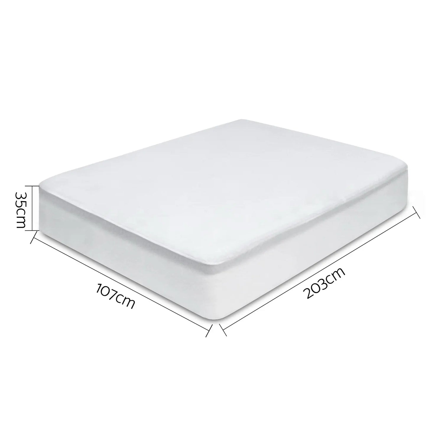 Giselle Bedding Mattress Protector King Single - Image 2