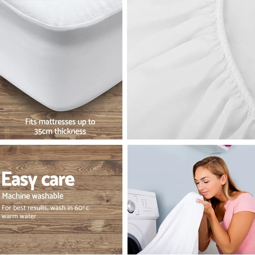 Giselle Bedding Mattress Protector King Single - Image 3