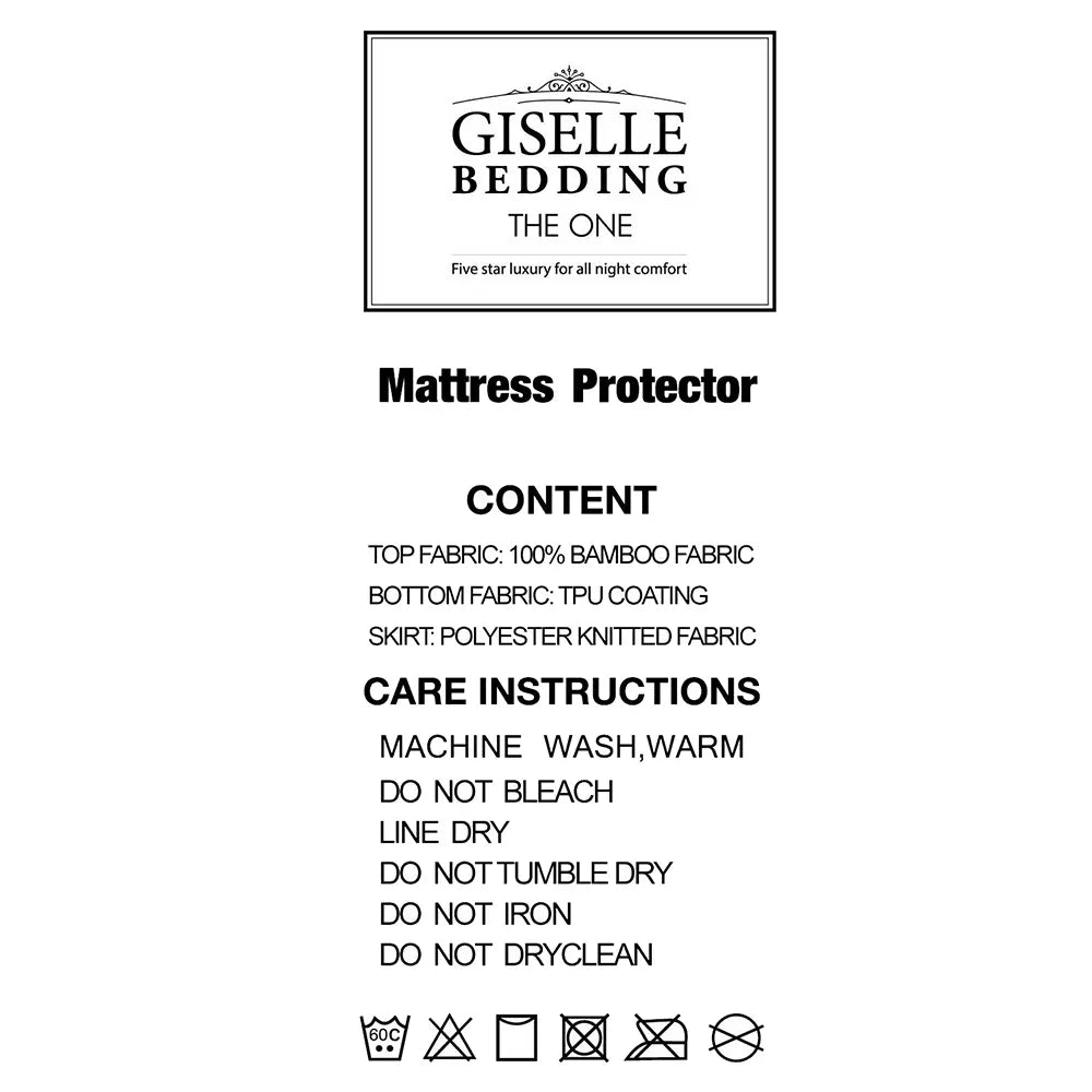 Giselle Bedding Mattress Protector Queen - Image 6