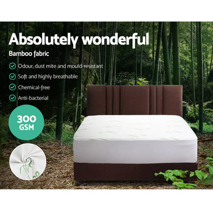 Giselle Bedding Mattress Protector Bamboo Double - Image 4