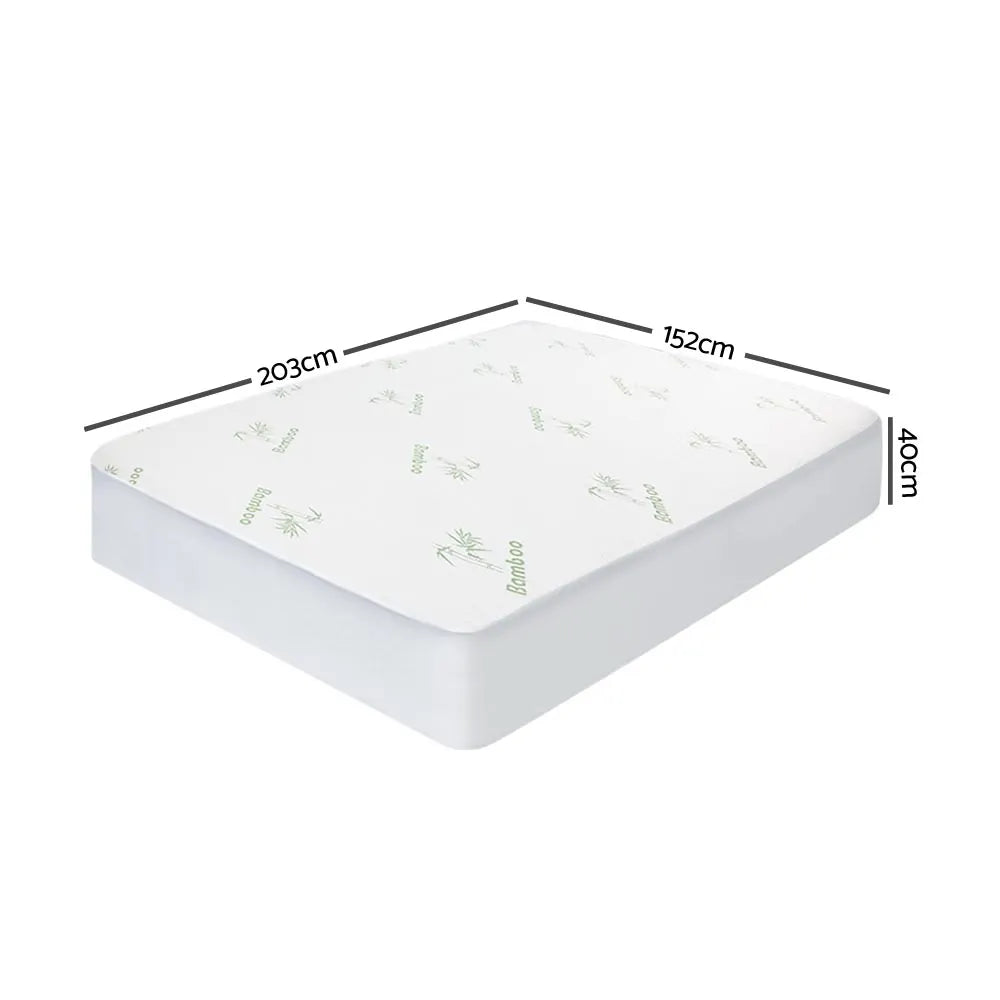 Giselle Bedding Mattress Protector Bamboo Queen - Image 2