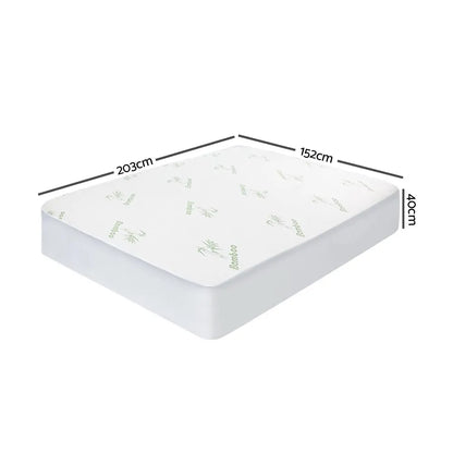 Giselle Bedding Mattress Protector Bamboo Queen - Image 2