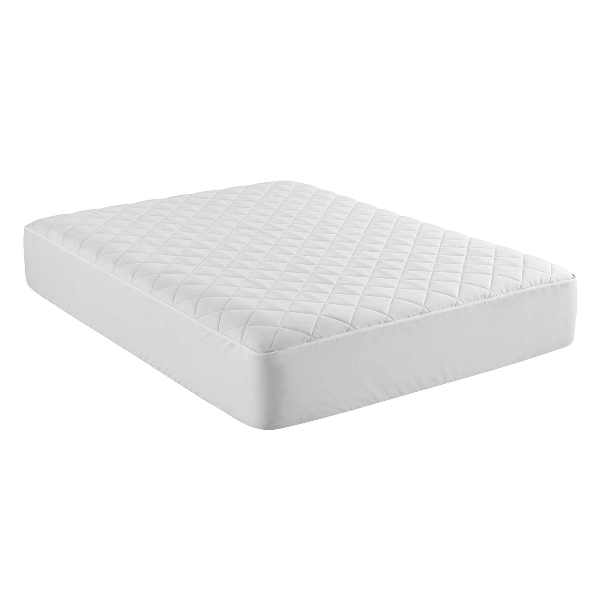 Giselle Waterproof Mattress Protector 100% Cotton Quilted Fitted Cover Double - Image 2