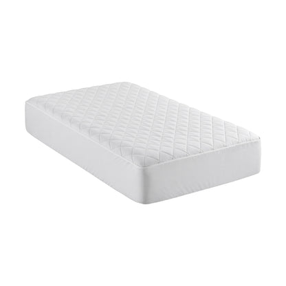 Giselle Waterproof Mattress Protector 100% Cotton Quilted Fitted Cover King Single - Image 2
