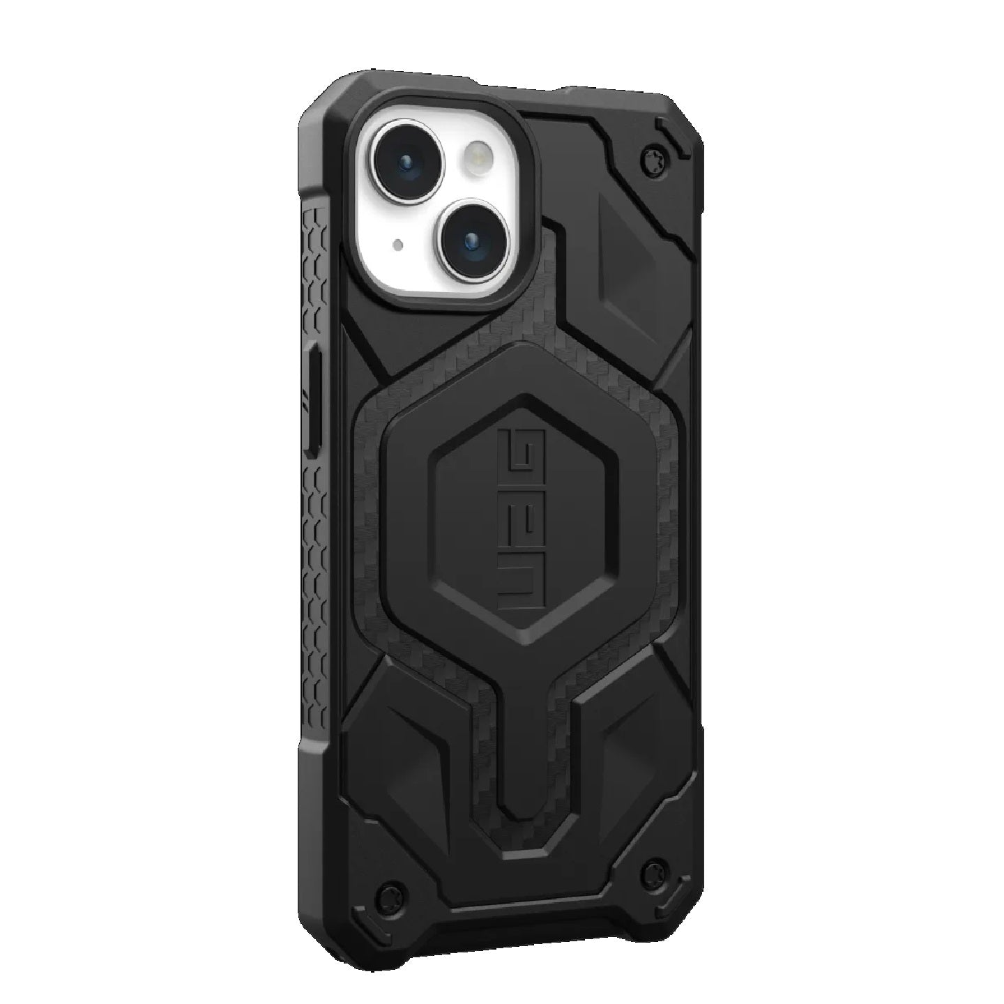 UAG Monarch Pro MagSafe Apple iPhone 15 (6.1') Rugged Case - Carbon Fiber (114219114242),25ft. Dr... - Image 3