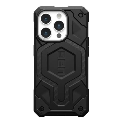 UAG Monarch Pro MagSafe Apple iPhone 15 Pro (6.1') Rugged Case - Carbon Fiber (114221114242), 25f...