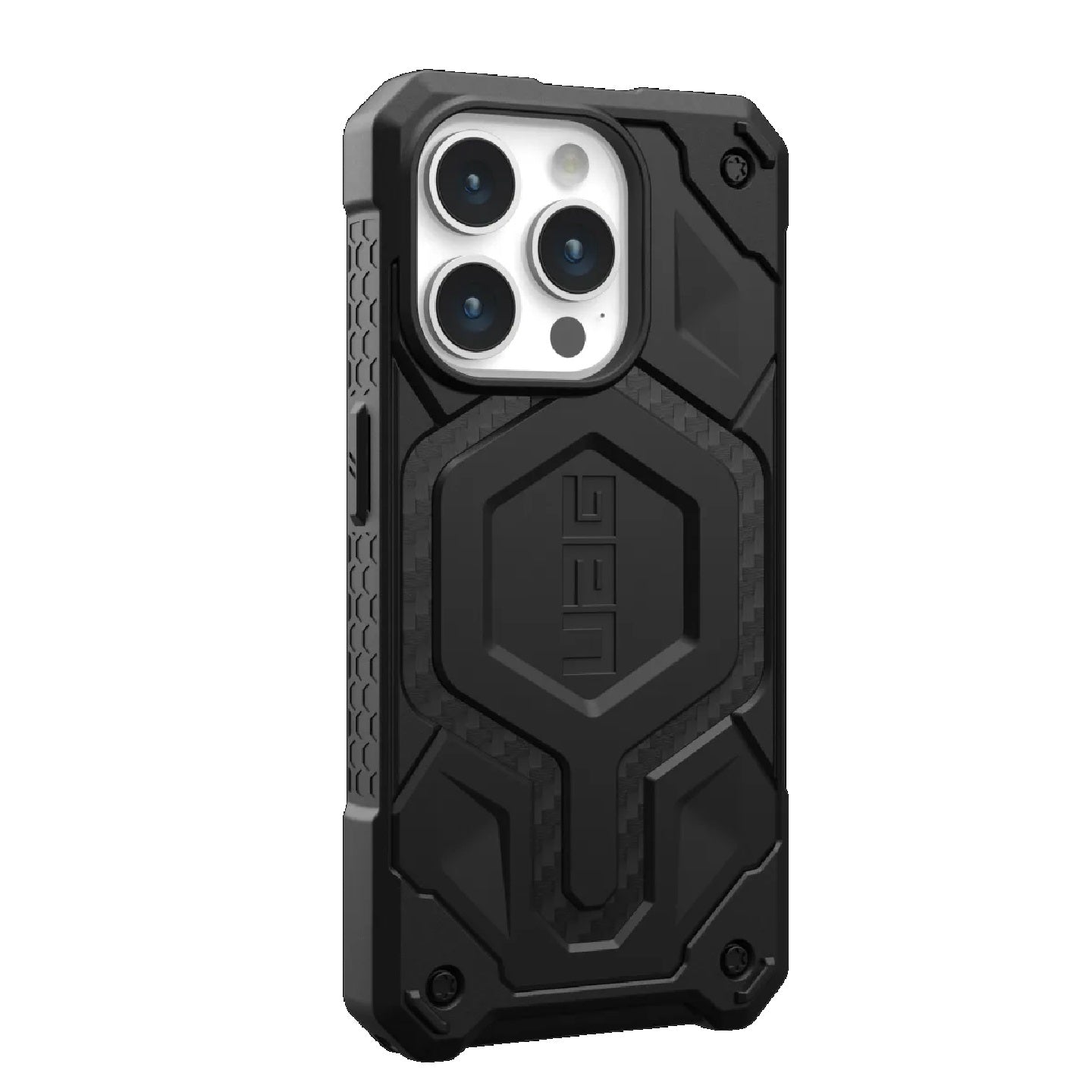 UAG Monarch Pro MagSafe Apple iPhone 15 Pro (6.1') Rugged Case - Carbon Fiber (114221114242), 25f... - Image 3