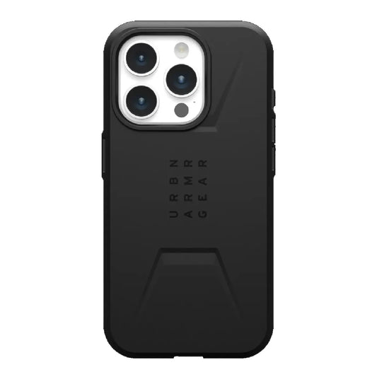 UAG Civilian Magsafe Apple iPhone 15 Pro (6.1') Rugged Case - Black (114275114040), 20ft. Drop Pr...