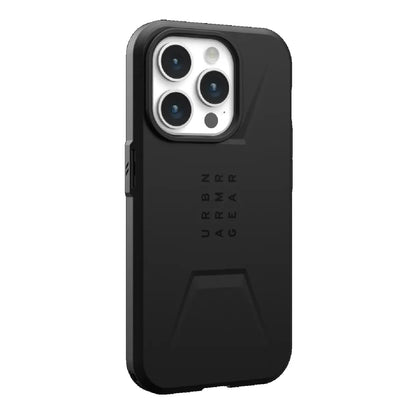 UAG Civilian Magsafe Apple iPhone 15 Pro (6.1') Rugged Case - Black (114275114040), 20ft. Drop Pr... - Image 3