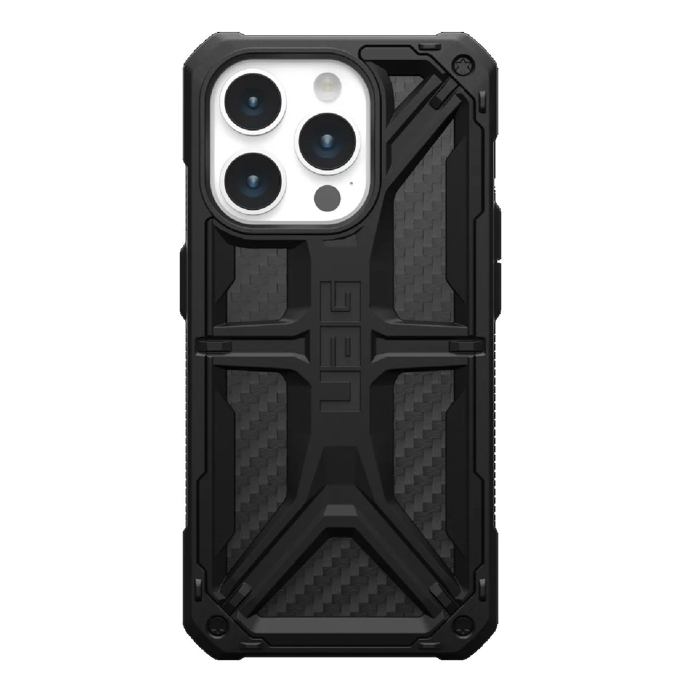 UAG Monarch Apple iPhone 15 Pro (6.1') Rugged Case - Carbon Fiber (114278114242), 20ft. Drop Prot...