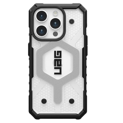 UAG Pathfinder MagSafe Apple iPhone 15 Pro (6.1') Rugged Case - Ice (114281114343), 18ft. Drop Pr...