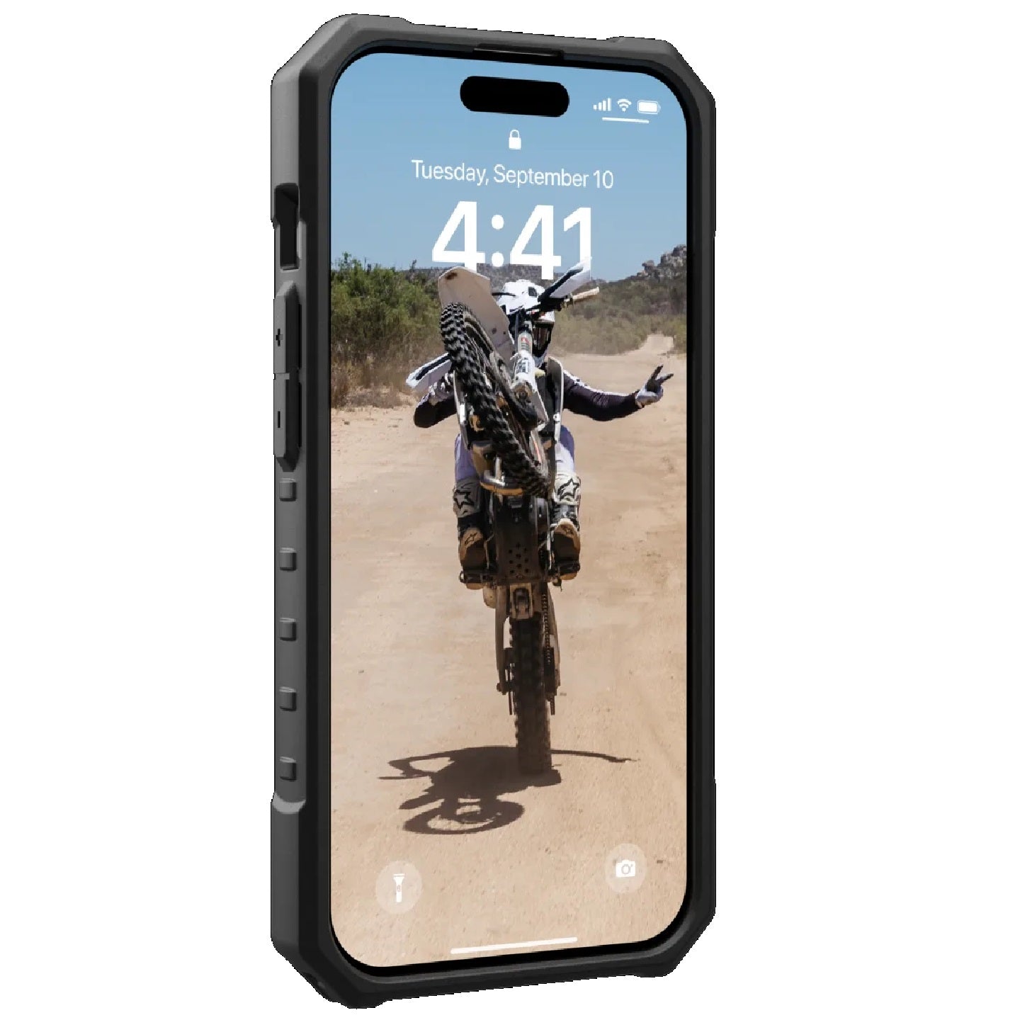 UAG Pathfinder MagSafe Apple iPhone 15 Pro (6.1') Rugged Case - Ice (114281114343), 18ft. Drop Pr... - Image 2