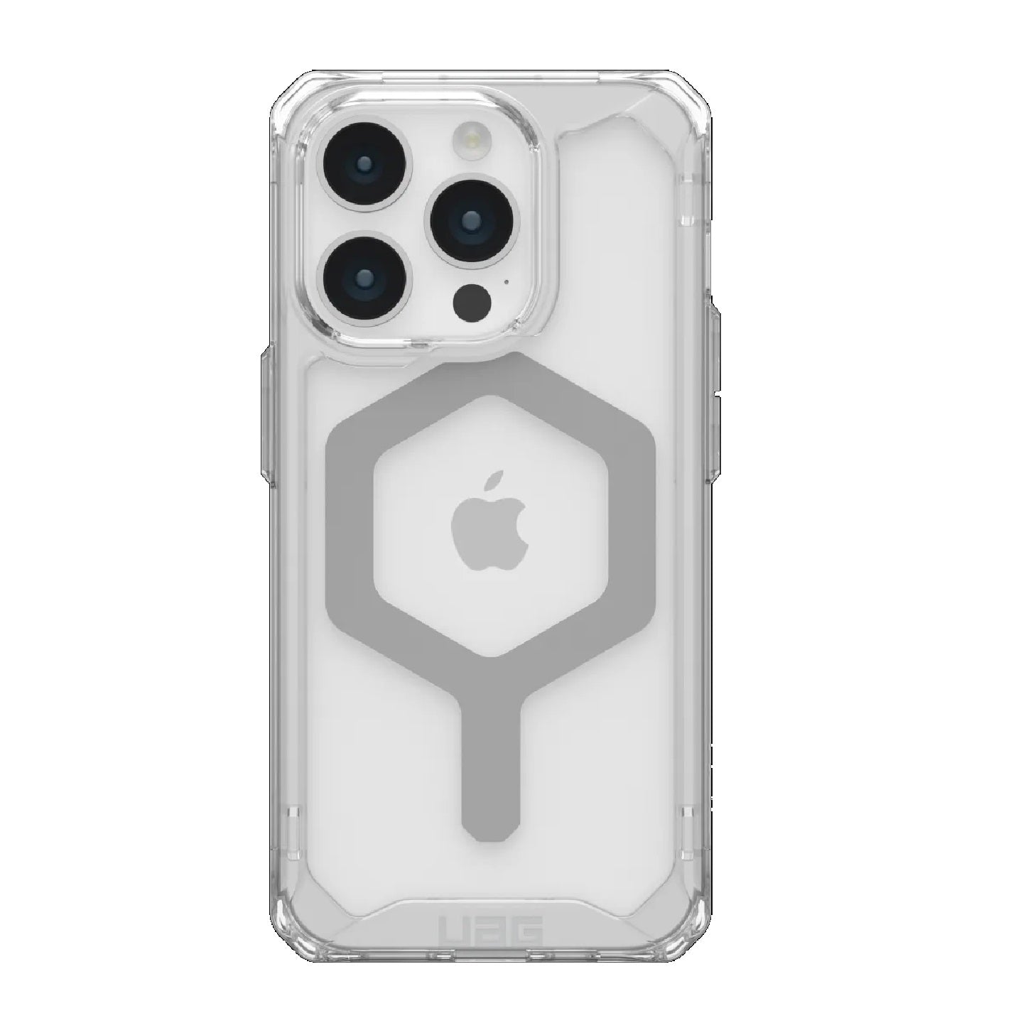 UAG Plyo MagSafe Apple iPhone 15 Pro (6.1') Rugged Case - Ice/Silver (114286114333), 16ft. Drop P...