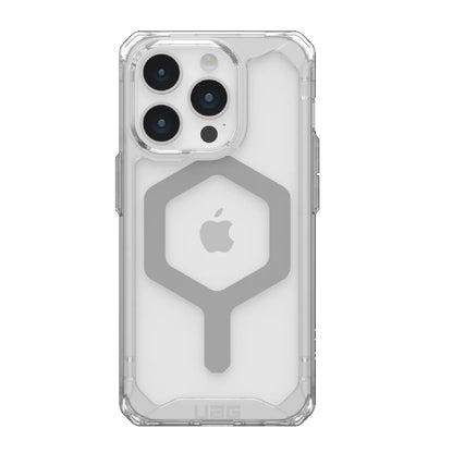 UAG Plyo MagSafe Apple iPhone 15 Pro (6.1') Rugged Case - Ice/Silver (114286114333), 16ft. Drop P...
