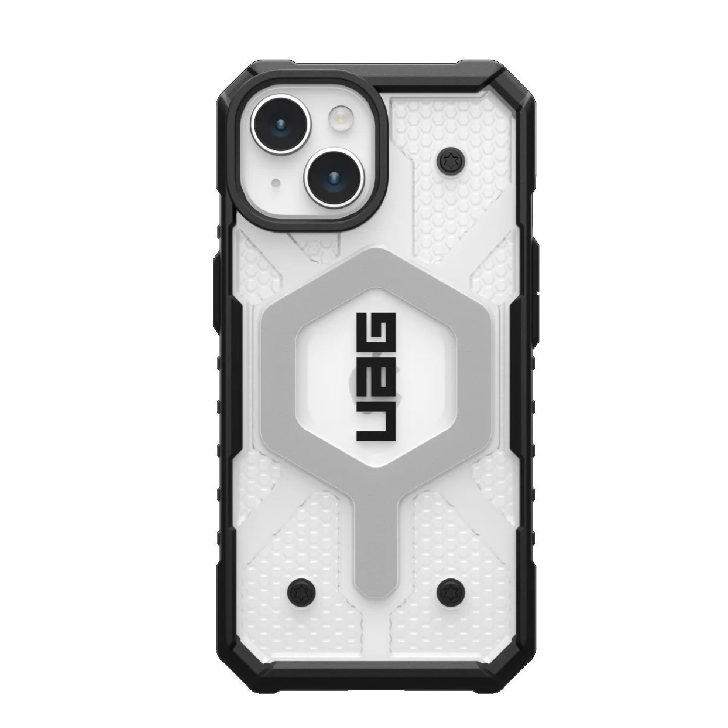 UAG Pathfinder MagSafe Apple iPhone 15 (6.1') Rugged Case - Ice (114291114343), 18ft. Drop Protec...