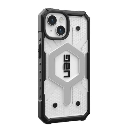 UAG Pathfinder MagSafe Apple iPhone 15 (6.1') Rugged Case - Ice (114291114343), 18ft. Drop Protec... - Image 3