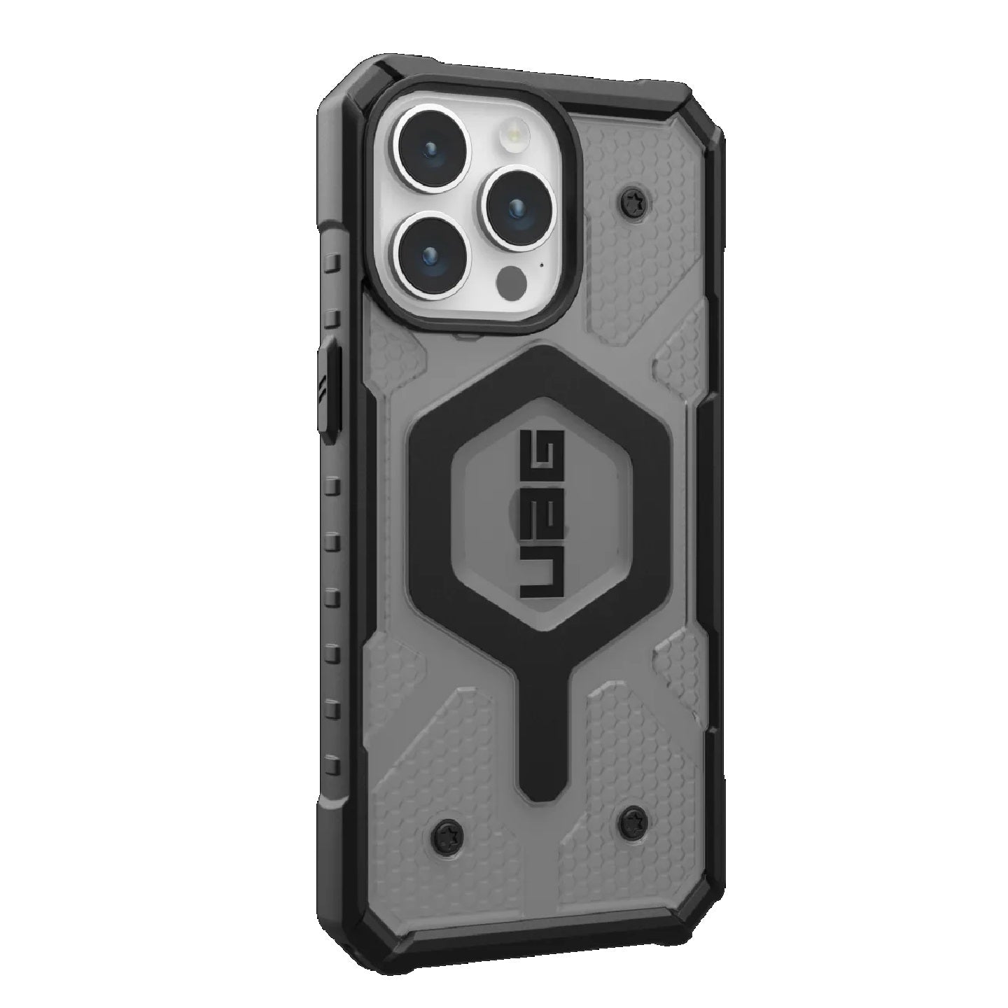 UAG Pathfinder MagSafe Apple iPhone 15 Pro Max (6.7') Rugged Case - Ash (114301113131), 18ft. Drop Protection (5.4M), Tactical Grip, 10 Years Warranty