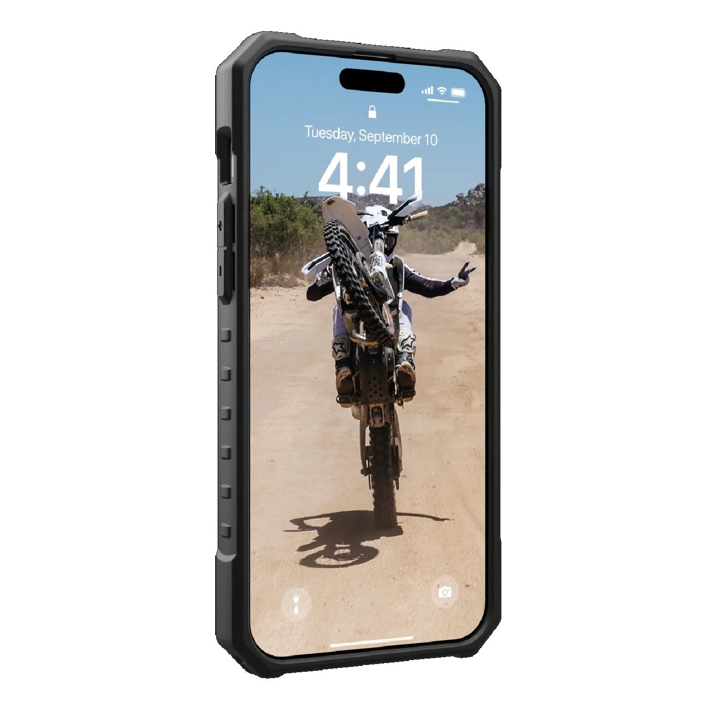 UAG Pathfinder MagSafe Apple iPhone 15 Pro Max (6.7') Rugged Case - Ice (114301114343), 18ft. Dro... - Image 2