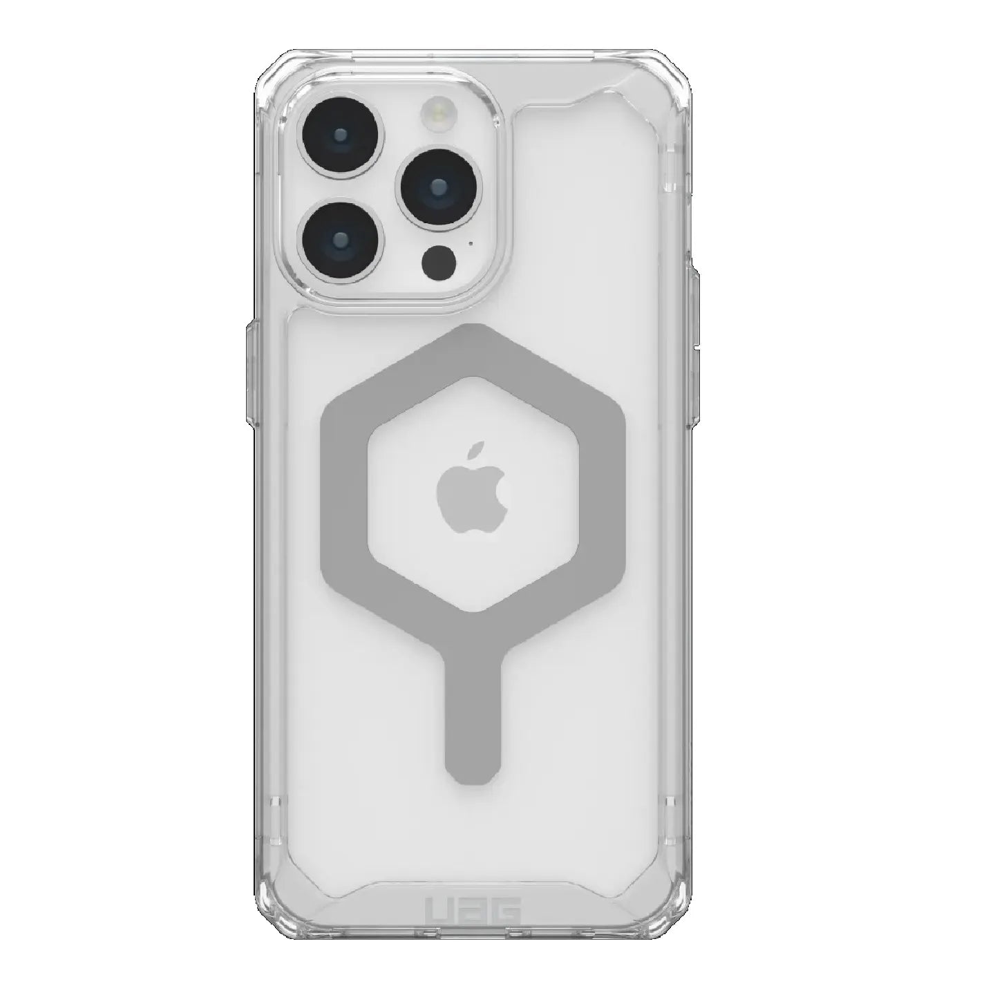 UAG Plyo MagSafe Apple iPhone 15 Pro Max (6.7') Rugged Case - Ice/Silver(114305114333),16ft. Drop...