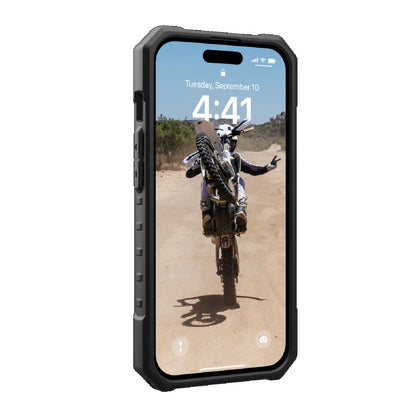 UAG Pathfinder MagSafe Apple iPhone 15 (6.1') Rugged Case - Ash (114358113131), 18ft. Drop Protec... - Image 2